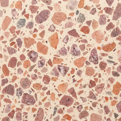 Illustration of desert rose terrazzo